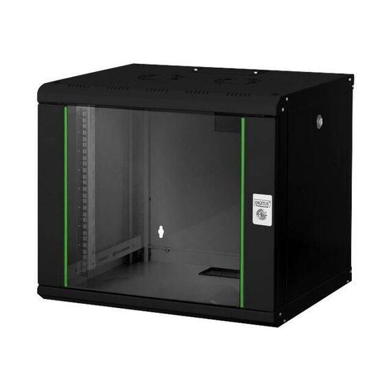 DIGITUS Professional Unique DN-19 09-U-SW - Rack cabinet - black,