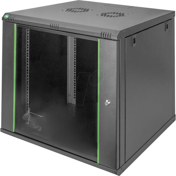DIGITUS Dynamic Basic DN-19 12U-6/6-EC-SW - Rack cabinet - wall m