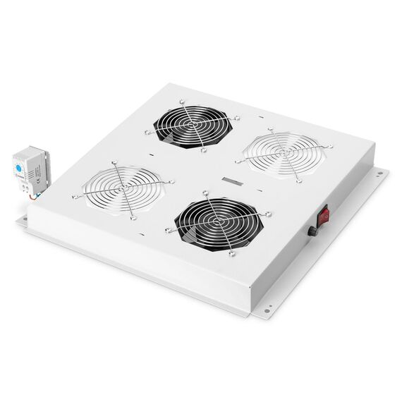 Digitus DN-19 FAN-2-N - Rack fan tray - with 2 cooling fans, ther