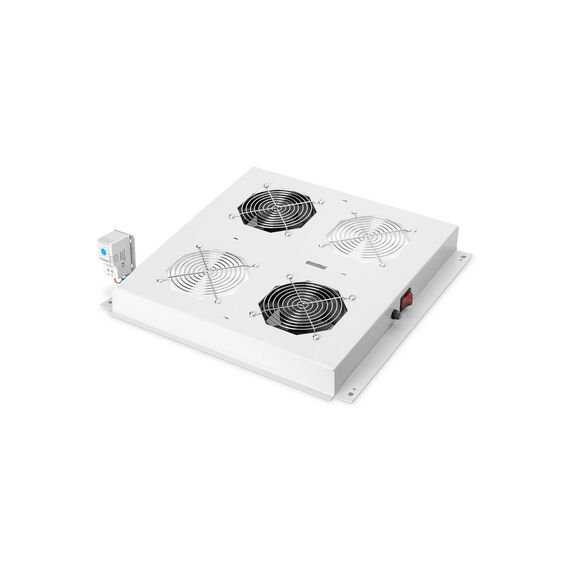Digitus DN-19 FAN-2-N - Rack fan tray - with 2 cooling fans, ther