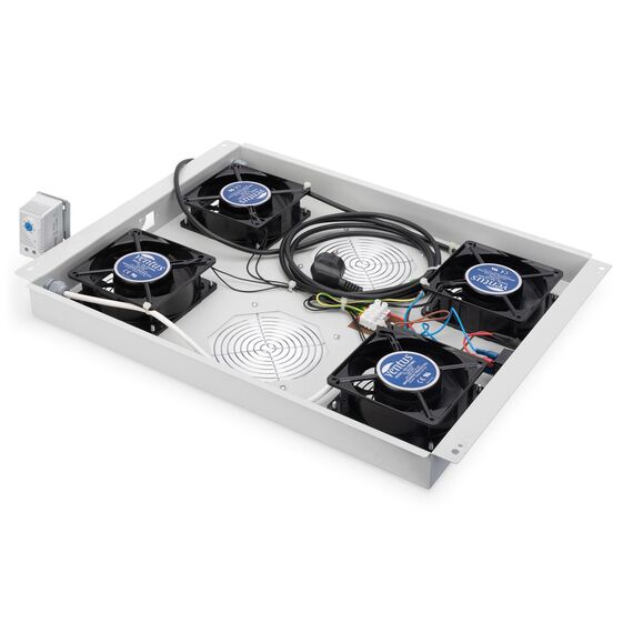 DIGITUS Professional DN-19 FAN-4-SRV - Rack roof with 2 fans - wi