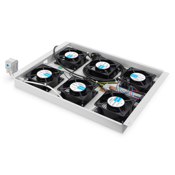 Digitus DN-19 FAN-6-SRV - Rack roof with 2 fans - with 6 cooling
