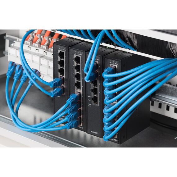DIGITUS Professional DN-19-DIN-3U - DIN rail mounting kit - light