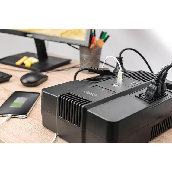 DIGITUS All-in-One UPS - UPS - AC 220-240 V - 480 Wat | DN-170111