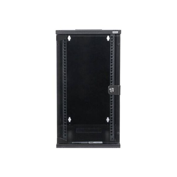 Digitus DN-10-12U-B - Rack cabinet - wall mountable - black, RAL