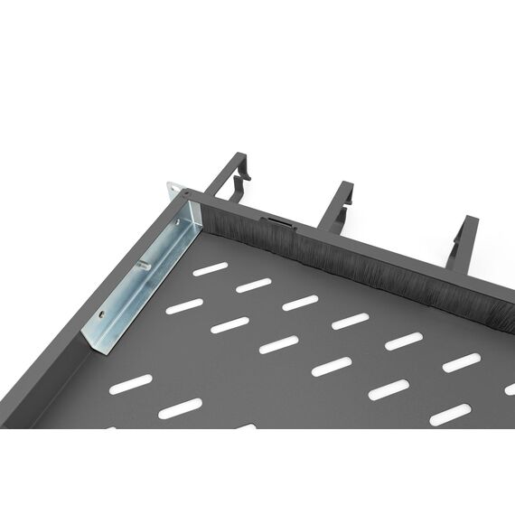 Digitus DN-97683 - Rack shelf - fixed - black, RAL 9005 - 1U - 19