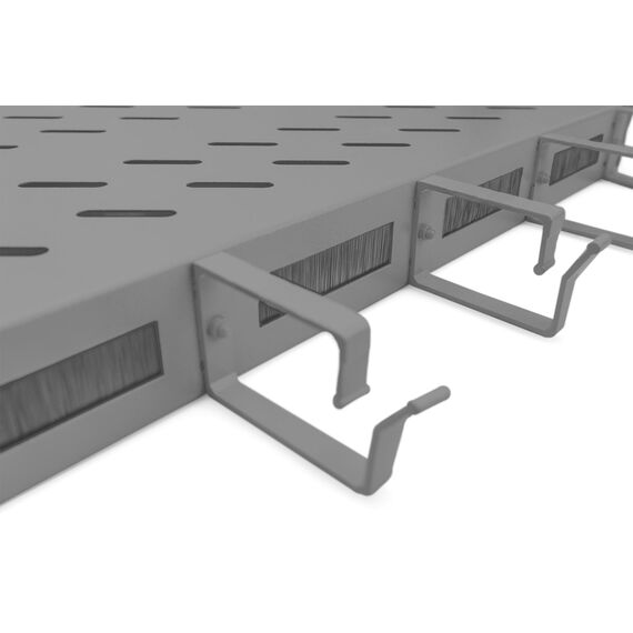 Digitus DN-97683 - Rack shelf - fixed - black, RAL 9005 - 1U - 19