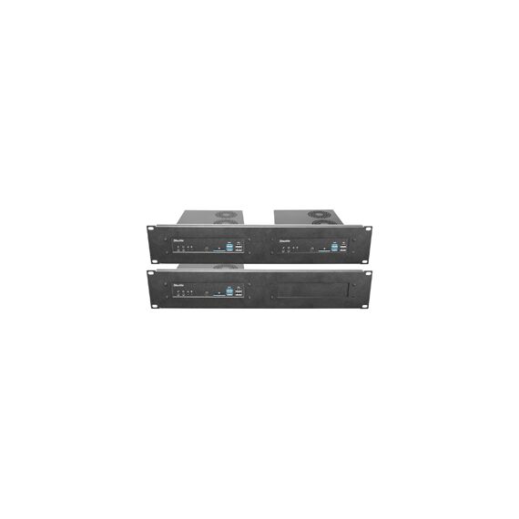 Shuttle XPC PRM01 - Rack mounting plate - black - 2U - 19" - for