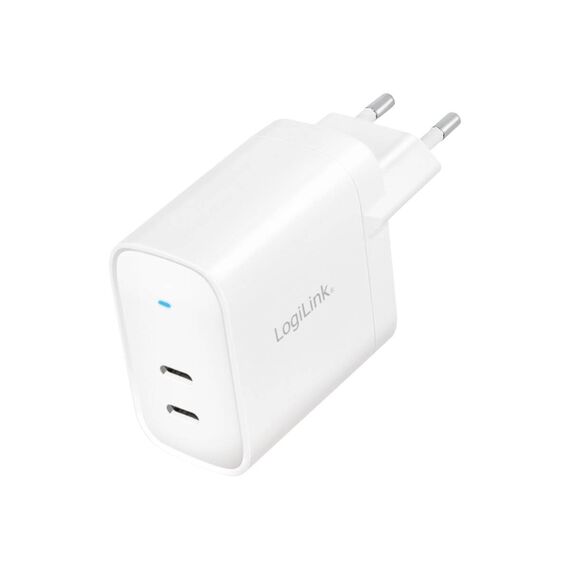 LogiLink - Power adapter - GaN technology - 40 Watt - 3  | PA0282
