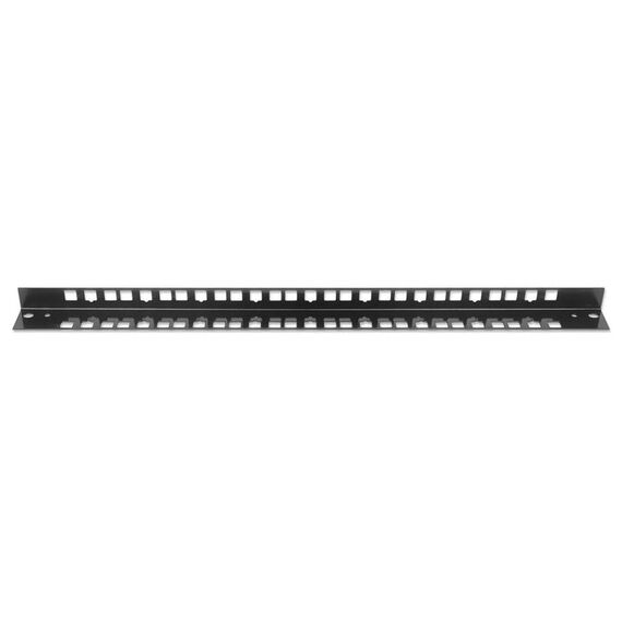 Intellinet - Rack cable management panel - grey, RAL 703 | 712446