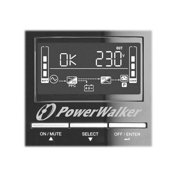 PowerWalker VI 1500 CW - UPS - AC 162-290 V - 1050 Wat | 10121103
