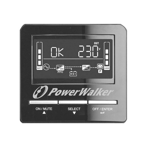 PowerWalker VI 1500 CW FR - UPS - AC 162-290 V - 1050  | 10121135