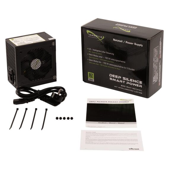 Nanoxia Deep Silence Smart Power / 600 W / Active / PC / | 340194