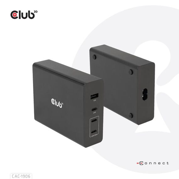 Club 3D CAC-1906 - Power adapter - AC 100-240 V - 132 Watt - outp