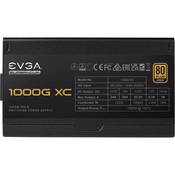 EVGA 1000W SuperNOVA 1000 G XC Fully Modular 5205G1000K2