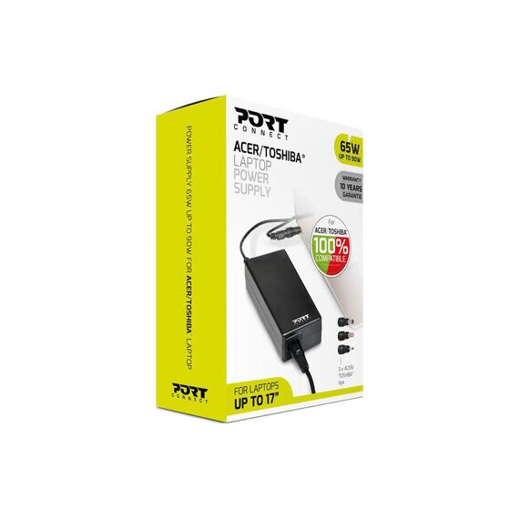 PORT - Power adapter - AC 100-240 V - 65 Watt - Eur | 900093-ACTO