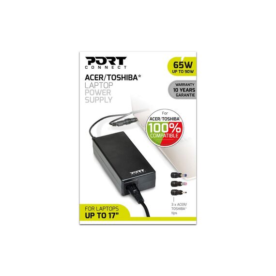 PORT - Power adapter - AC 100-240 V - 65 Watt - Eur | 900093-ACTO