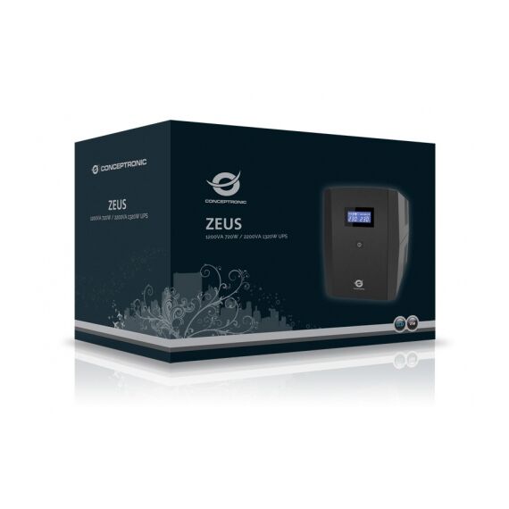 Conceptronic Zeus 04E - UPS - AC 220-240 V - 1320 Watt  | ZEUS04E