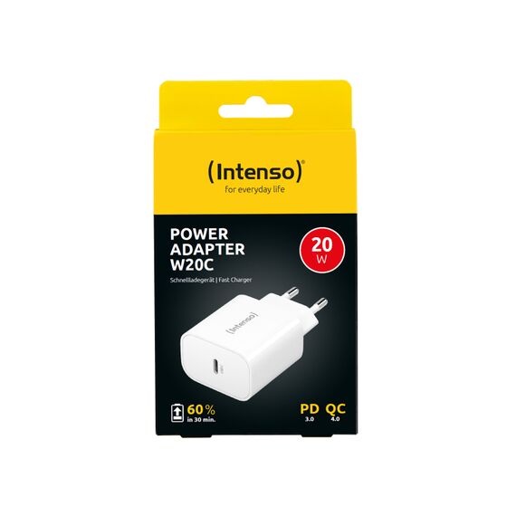 Intenso W20C - Power adapter - 20 Watt - 3 A - PD 3.0,  | 7802012