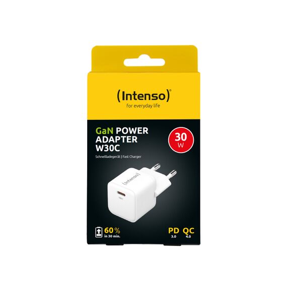 Intenso W30C - Power adapter - GaN - 30 Watt - 3 A - PD | 7803022