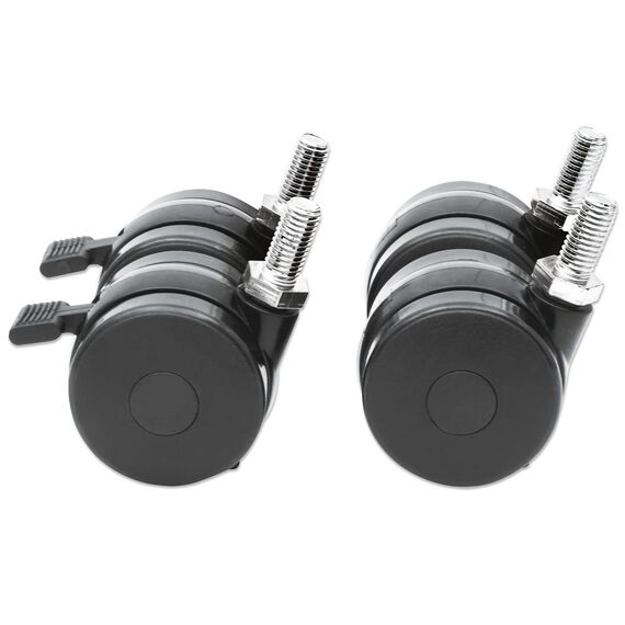 Intellinet Caster Wheel Set for 19" Racks, Set of Four,  | 712170
