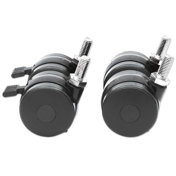 Intellinet Caster Wheel Set for 19" Racks, Set of Four,  | 712170