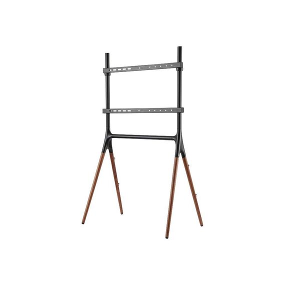 LogiLink - Stand - for LCD TV - aluminium, steel, walnut | BP0078