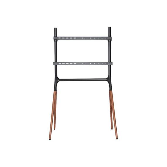 LogiLink - Stand - for LCD TV - aluminium, steel, walnut | BP0078