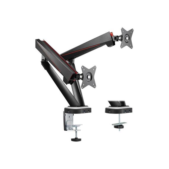 LogiLink - Mounting kit - adjustable arm - for 2 monitor | BP0092