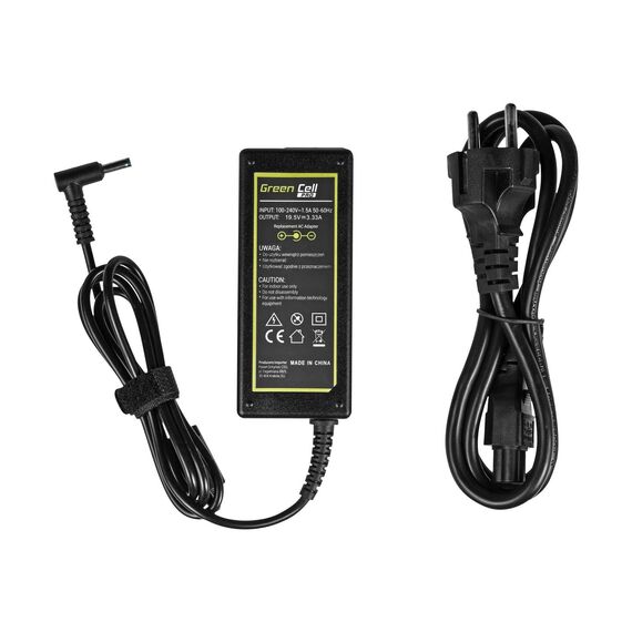 Green Cell PRO - Power adapter - AC - 65 Watt - black - f | AD49P