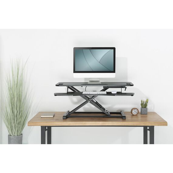DIGITUS Ergonomic Workspace Riser DA-90380-1 - Stand - for LCD di