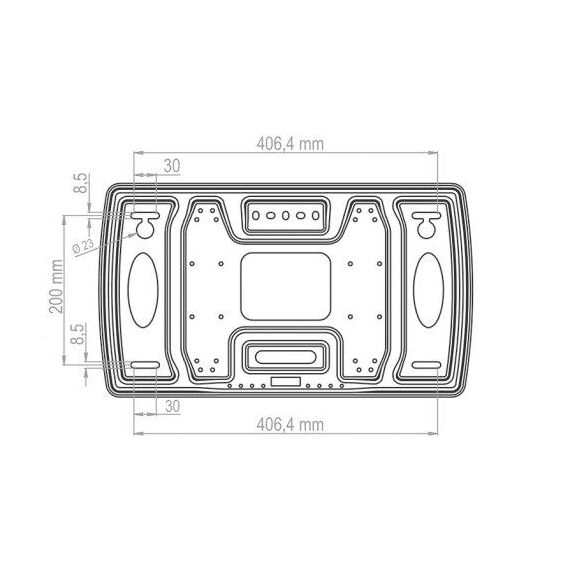 HAGOR BrackIT TnT - Mounting kit (bracket) - full-motion - | 2306