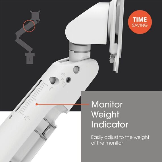 Vogel's MOMO 4126 Monitor Arm Motion Plus for wall mounting (white)