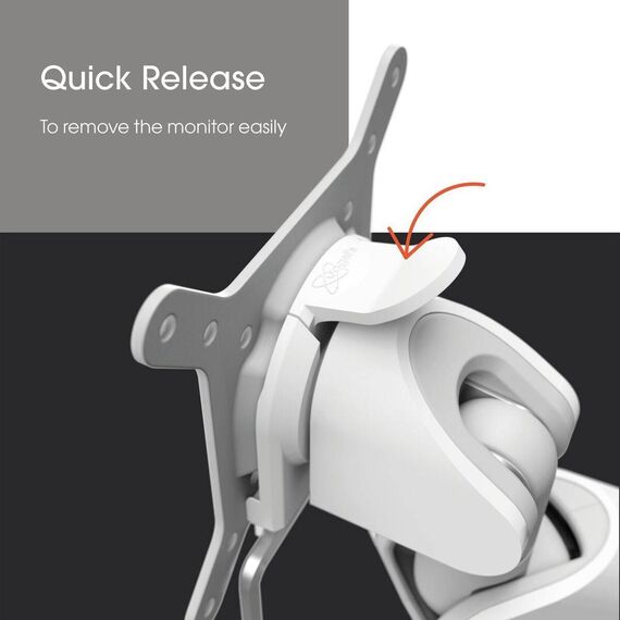 Vogel's MOMO 4126 Monitor Arm Motion Plus for wall mounting (white)