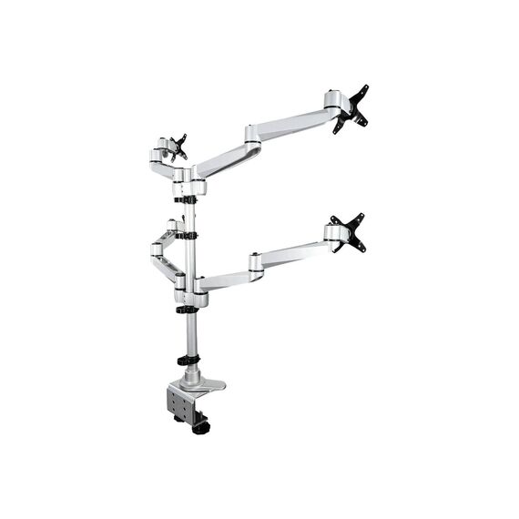 StarTech.com Desk Mount Quad Monitor Arm, Premium Art | ARMQUADPS