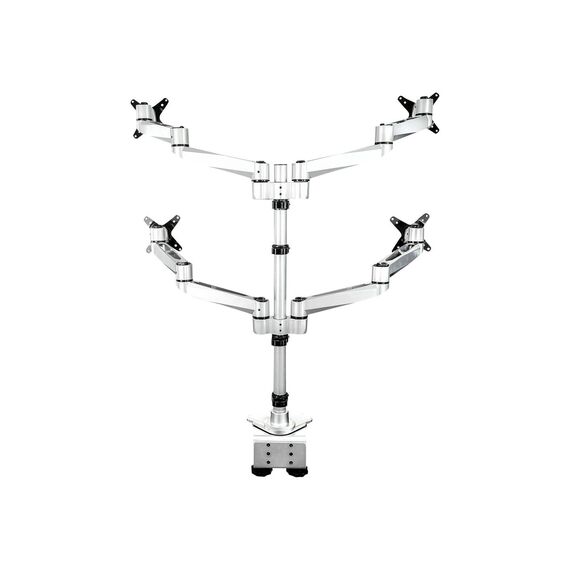 StarTech.com Desk Mount Quad Monitor Arm, Premium Art | ARMQUADPS