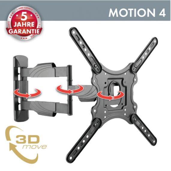 Schwaiger MOTION 4 - Bracket for flat panel - alumi | LWH35535513
