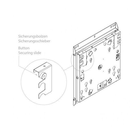 HAGOR WH SA Flip - Mounting kit (wall mount) - for flat pa | 5690