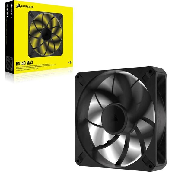 Corsair Case Acc Fan RS140 MAX PWM 1x14cm black CO9050174WW