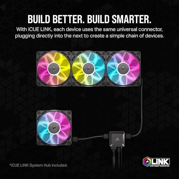 Corsair RX RGB Series iCUE LINK RX120 RGB 120mm CO9051018WW