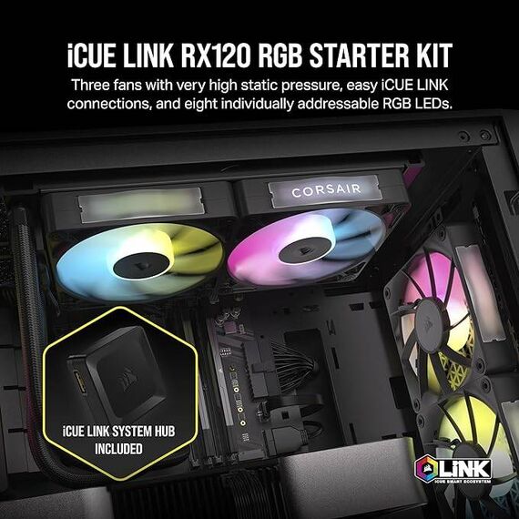 Corsair RX RGB Series iCUE LINK RX120 RGB 120mm CO9051018WW