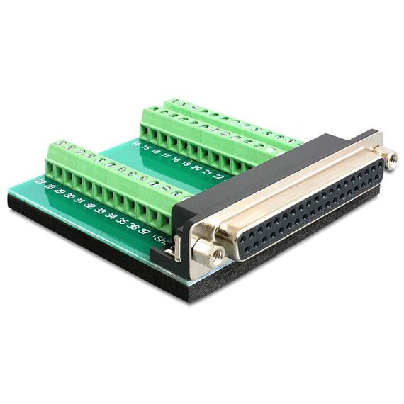 DeLOCK DSub 37 pin 39 pin Terminal Block. Product 65319