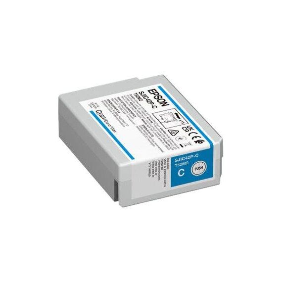 Epson SJIC42PC 50 ml cyan original ink cartridge C13T52M240