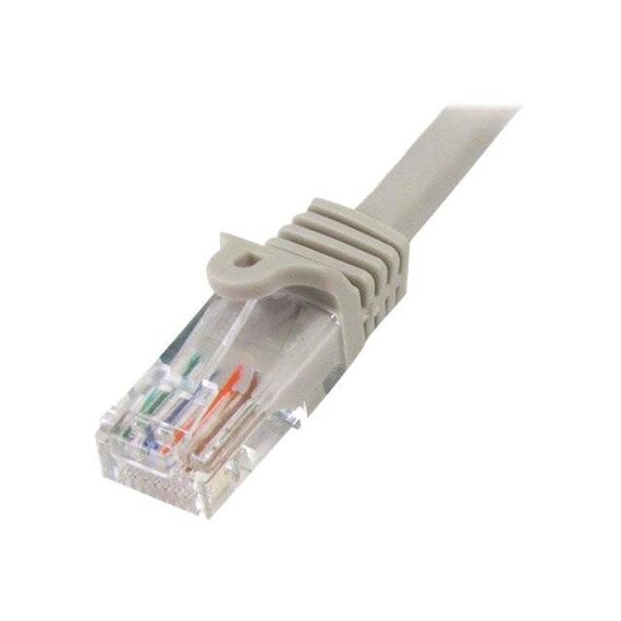 StarTech.com 5m Grey Cat5e Cat 5 Snagless Patch Cable 45PAT5MGR