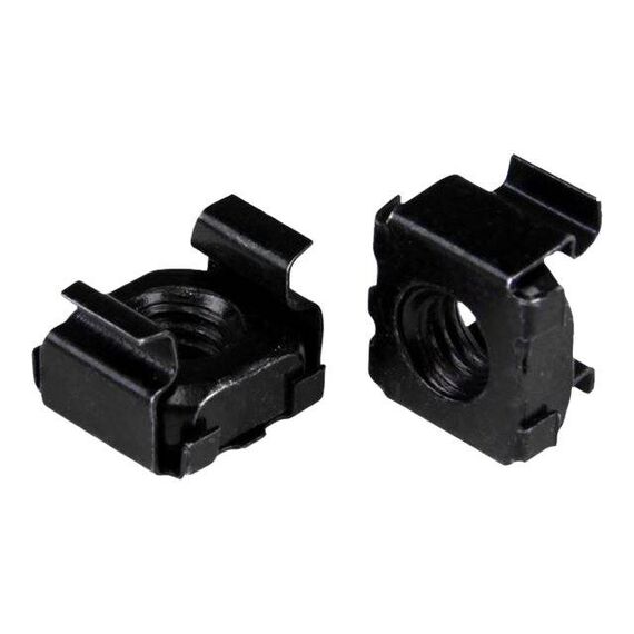 StarTech.com M5 Cage Nuts 50 Pack, Black M5 CABCAGENUTSB