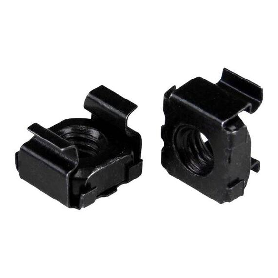 StarTech.com M5 Cage Nuts 50 Pack, Black M5 CABCAGENUTSB