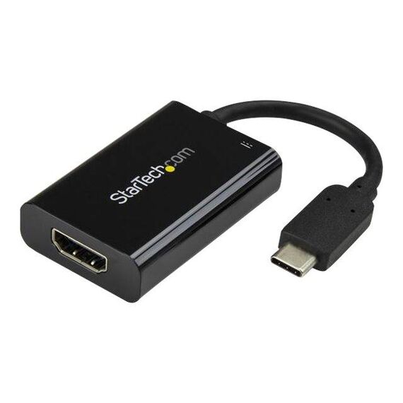 StarTech.com USB C to HDMI 2.0 Adapter with Power CDP2HDUCP