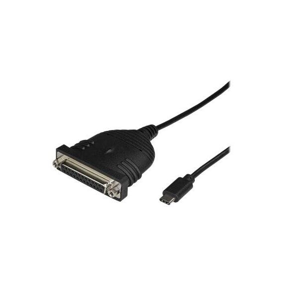 StarTech.com USB C to Parallel Printer Cable DB25 ICUSBCPLLD25