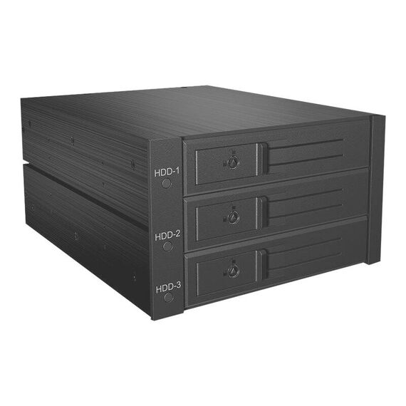 RaidSonic ICY BOX IB-563SSK - Storage drive cage with cooling fan