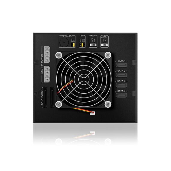 RaidSonic ICY BOX IB-564SSK - Storage drive cage with cooling fan